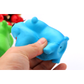 Pig Cartoon Chew Toy Rubber Squeaky Sound Toy